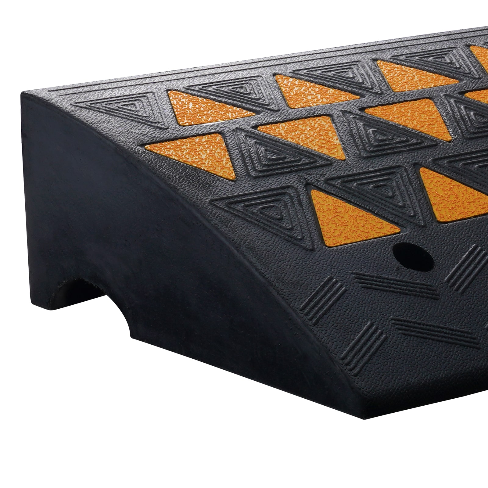 Heavy Duty Rubber Curb Ramp For Driveway And Sidewalk Access_voghion.com